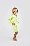 Халат дитячий Lotus Зайка 8-10 років салатовий, фото 2