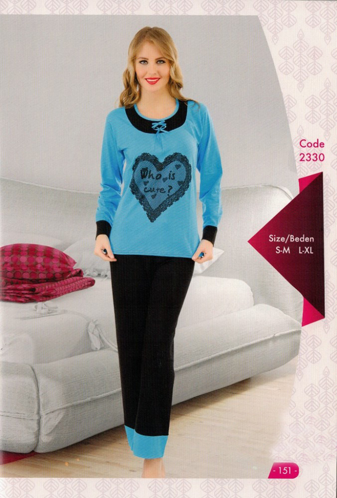 Домашній штяг Night Angel Піжама жіноча 2330 S/M, фото 1