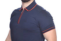 Футболка-поло чоловіча Loro Piana 24-4215172 темно-синя XL, фото 6