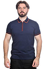 Футболка-поло чоловіча Loro Piana 24-4215172 темно-синя XL, фото 3