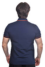 Футболка-поло чоловіча Loro Piana 24-4215172 темно-синя XL, фото 5