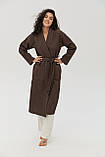 Халат Lotus Home Waffle brown 2XL, фото 3