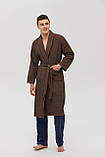 Халат Lotus Home Waffle brown 2XL, фото 6