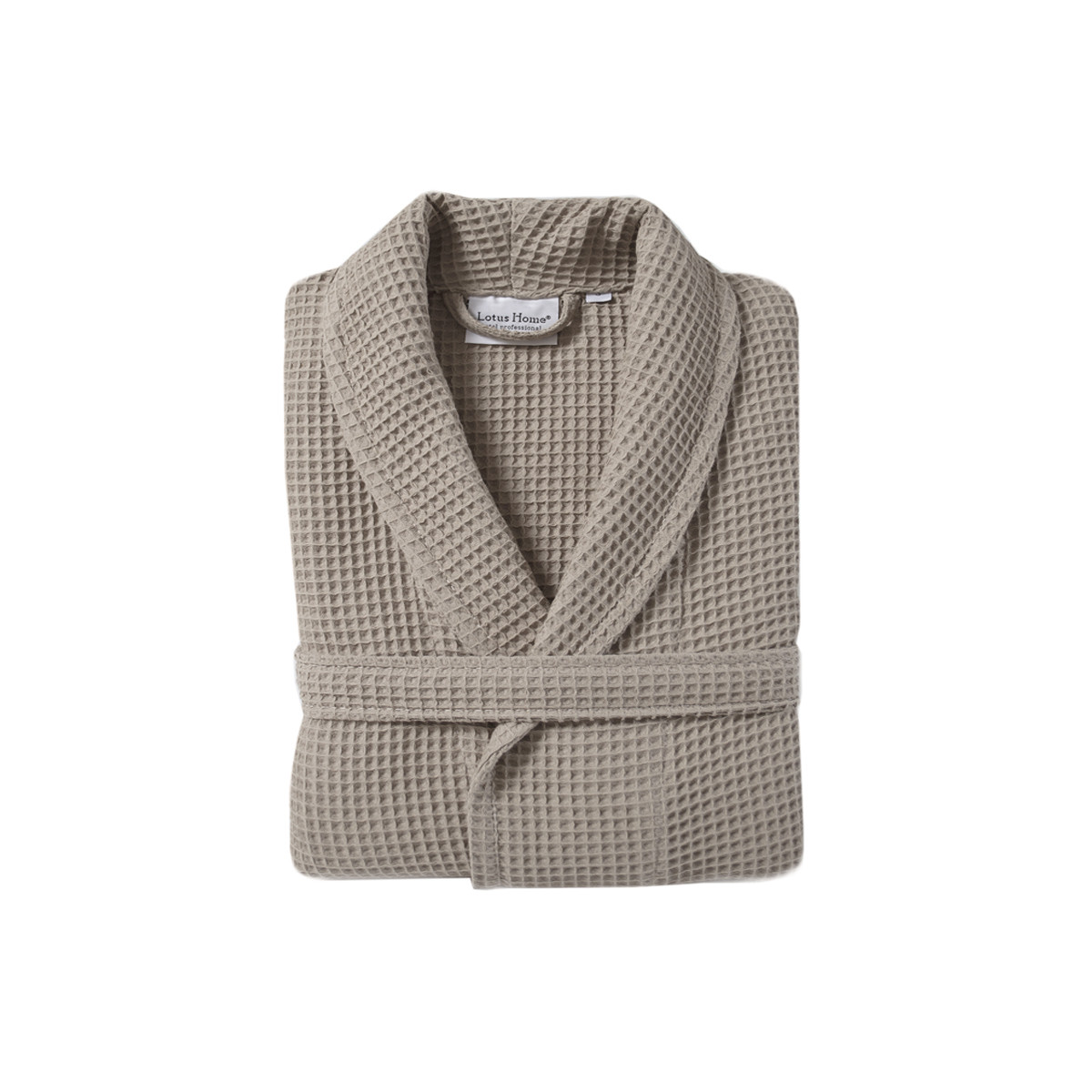 Халат Lotus Home Waffle kahve S