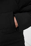 Довгий чоловічий пуховик Finn Flare FWB21061-200D чорний 2XL, фото 5