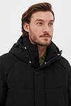 Довгий чоловічий пуховик Finn Flare FWB21061-200D чорний 2XL, фото 6