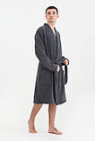Халат-кімоно Lotus Home Bold antrasit махровий M, фото 4