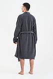Халат-кімоно Lotus Home Bold antrasit махровий M, фото 6