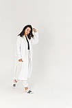 Халат-кімоно Lotus Home Bold white махровий S, фото 4