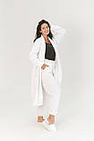Халат-кімоно Lotus Home Bold white махровий S, фото 6