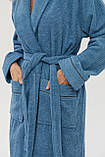 Халат махровий Lotus Home Nella denim S/M, фото 4