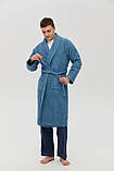 Халат махровий Lotus Home Nella denim S/M, фото 6