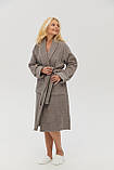 Халат махровий Lotus Home Nella grey S/M, фото 3
