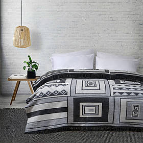 Плед Lotus Home Black&White бавівна 150x200