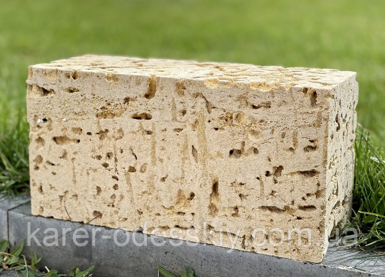 Ракушняк, цегла, газоблок, піноблок, газобетон, вапняк, піщаник, ракушник, камінь ракушник, фото 1