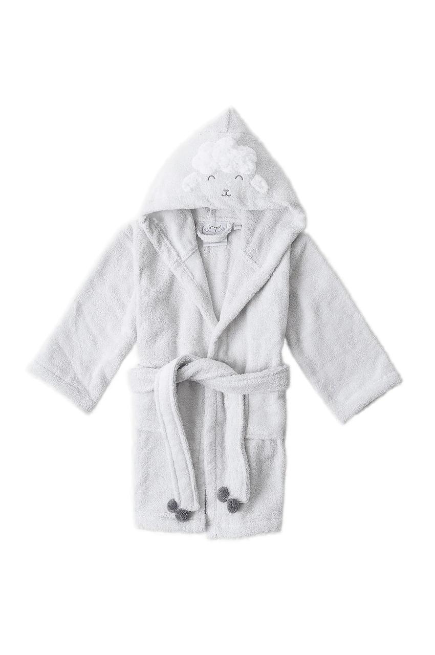 Халат дитячий Irya Wooly a.gri світло-сірий 4-5 років, фото 1