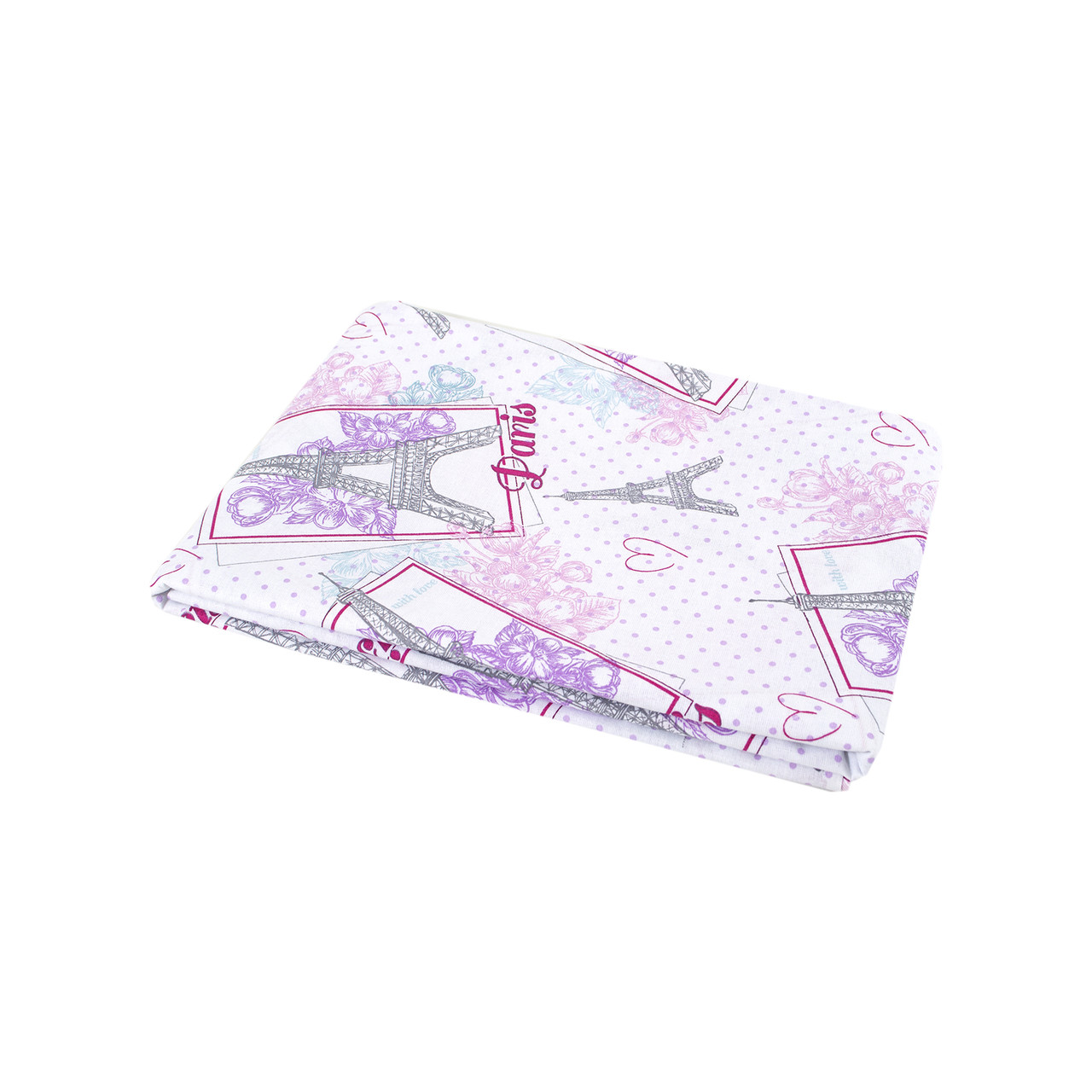 Простирадло Iris Home premium ранфорс Eifel ліловий 150x210, фото 1