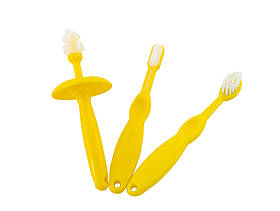 Набір зубних щіток 6+ Baby team Жовтий