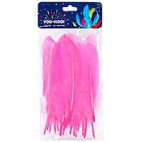 Декоративний наповнювач пір'я, колір рожевий