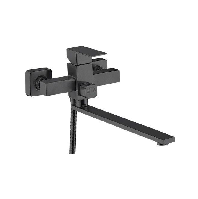 Змішувач для ванної кімнати ZX Kub 006 Euro Black