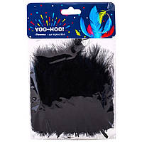 Декоративний наповнювач пір'я, колір чорний