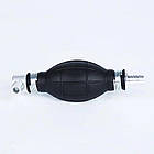 Гумова груша для підкачування палива 10мм зі зворотним клапаном (кутовий штуцер)