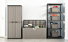 Шафа для гаража темно сіра Jolly Low Cabinet Keter/Kis, фото 4