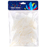 Декоративний наповнювач пір'я, колір кремовий