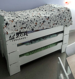 Дитяче ліжко Монтессорі штабельоване ліжка в дитячий садок, 140 *60 ST-173-1, фото 4