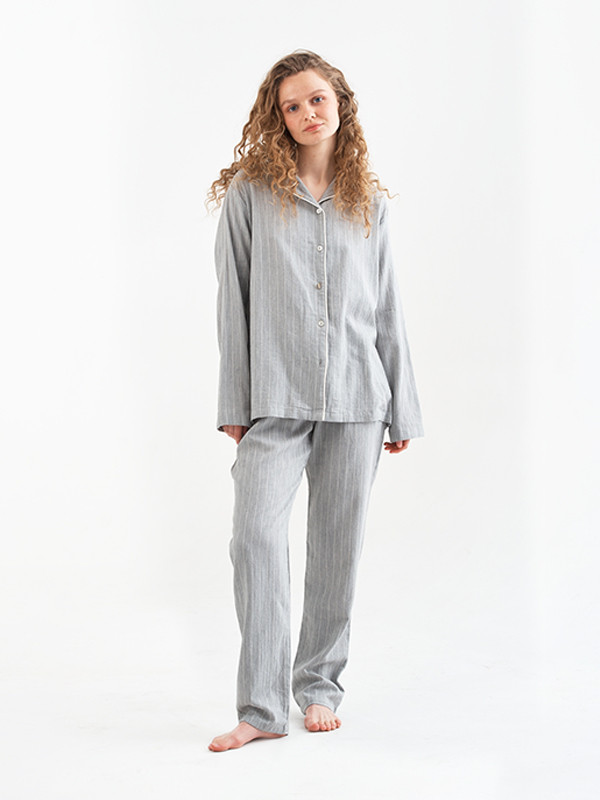 Піжама жіноча Lotus Home Charly сірий L, фото 1