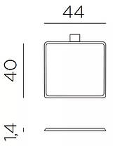 М'яка подушка для сидіння Trill Grafite Nardi, фото 5