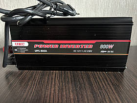 Перетворювач автомобільний інвертор UKC AC/DC UPS 800 Ватів із заряджанням на 15 амперів