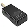Портативний акумулятор павербанк Hoco 30000 mAh Tacker PD20W+QC3.0 Black (J87B), фото 4