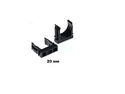 Кліпса для труб 20мм (100 шт в уп) ТМ КОВА Solmir