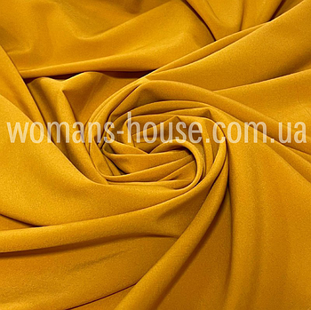 Тканина софт однотон 150 см Гірчиця