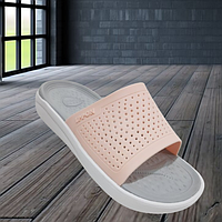 Остання пара! 39 Шльопанці жіночі гума легкі сланці на пінковій підошві Коралові