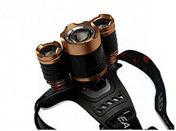 Ліхтар налобний свiтлодiодний Акумулятор LiOn 800mah 4W IP44 4 режими роботи (TR-06) ТМ LUXEL Solmir