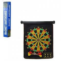 Гра Дартс двосторонній тканинний 47*41см сувій, командна гра для спортивних змагань
