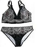 Женский раздельный купальник на завязках, мягкая чашка, размер 64-66, фото 4