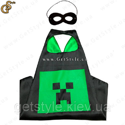 Плащ Майнкрафт Minecraft Cloak з маскою