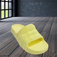 Остання пара! 36 Жіночі гумові шльопанці для басейну легкі сланці на пінковій підошві Жовтий