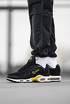Чоловічі Кросівки Nike Air Max TN Plus Black Yellow / Найк Аїр Макс ТН Плюс Чорні з Жовтим, фото 6