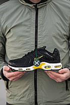 Чоловічі Кросівки Nike Air Max TN Plus Black Yellow / Найк Аїр Макс ТН Плюс Чорні з Жовтим, фото 4