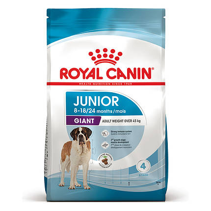 Сухий корм для собак ROYAL CANIN GIANT JUNIOR для гігантських порід молодих 15 кг, фото 1