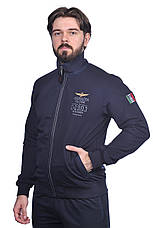 Костюм спортивний чоловічий Aeronautica Militare 24-8342 темно-синій, фото 3
