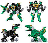 Іграшка Трансформер Super10 Mix Change Rector Ректор. Робот або 2 динозаври Original Young Toys, фото 5