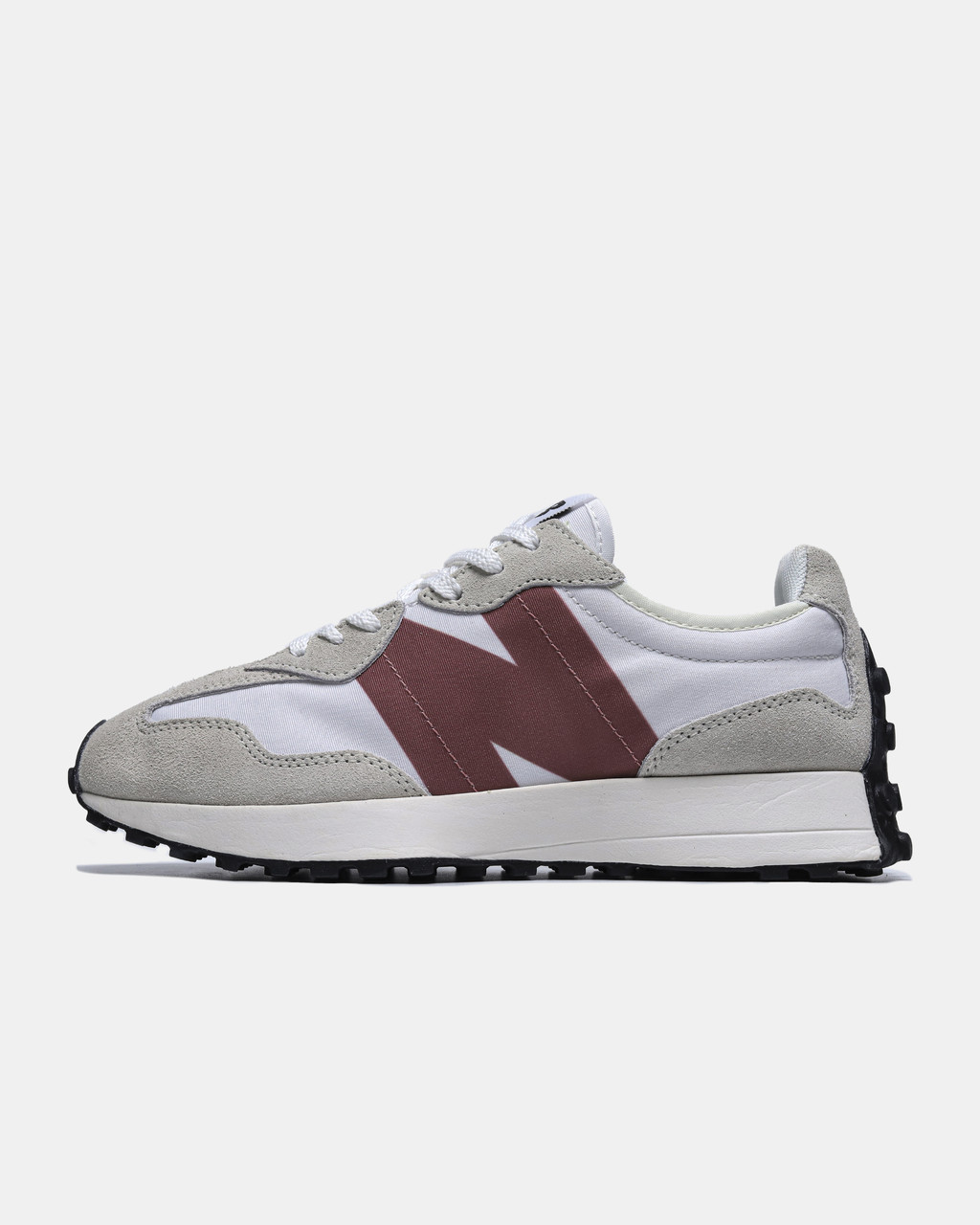 Жіночі Кросівки New Balance 327 White Ocean Grey Red / Нью Беланс 327 Оушен Білі з Сірим та Червоним
