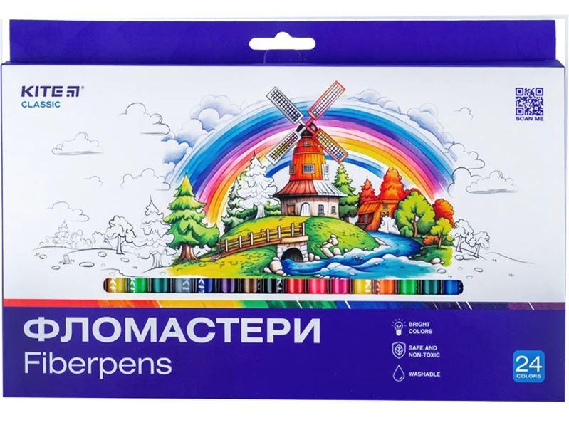 Фломастери Kite 24 шт. Classic