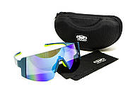 Окуляри захисні Global Vision Astro Blue (G-Tech™ blue), дзеркальні сині в синій оправі (з можливістю установки діоптрійної, фото 10