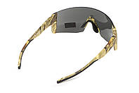 Окуляри захисні Global Vision Astro+RX Camo (gray), сірі в камуфльованій оправі, з діоптрійною вставкою в комплекті, фото 11